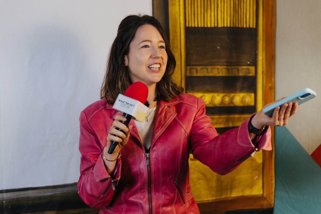 Hosting an event for Reflektor TV.